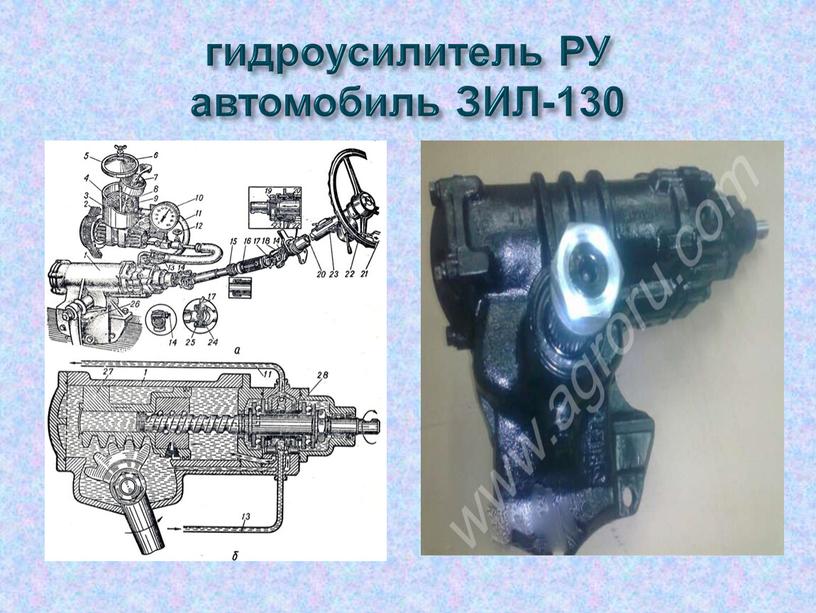 гидроусилитель РУ автомобиль ЗИЛ-130