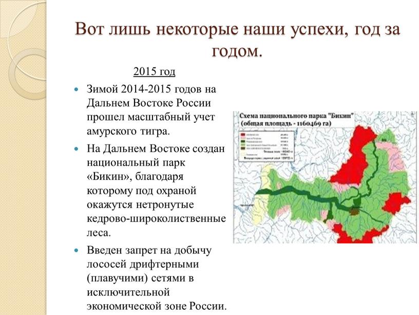 Вот лишь некоторые наши успехи, год за годом