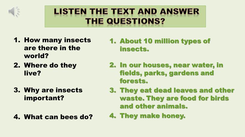 How many insects are there in the world?