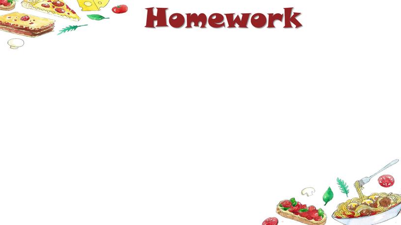 Homework