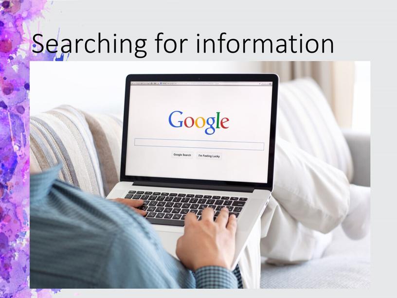 Searching for information