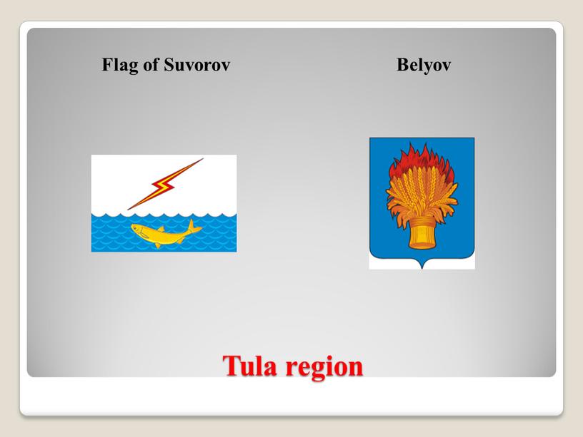 Tula region Flag of Suvorov Belyov