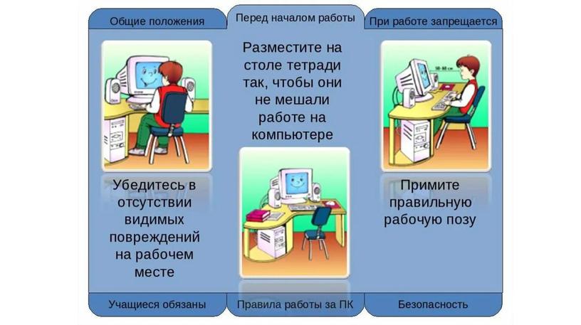 Правила безопасности на уроках