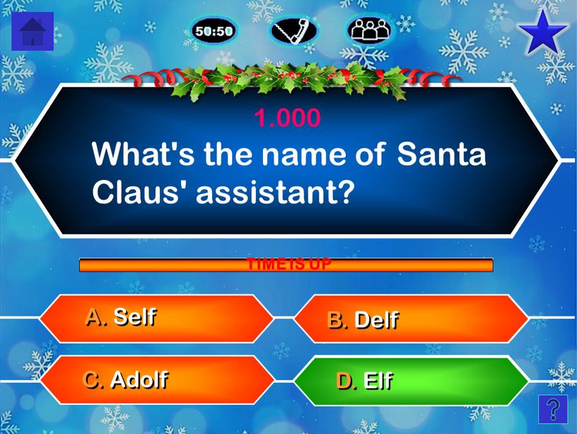 What's the name of Santa Claus' assistant?