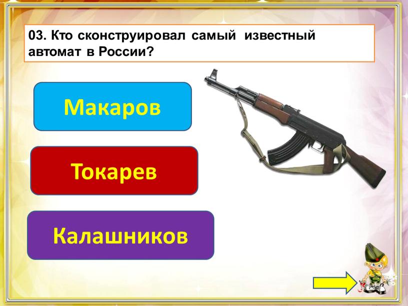 Кто сконструировал самый известный автомат в