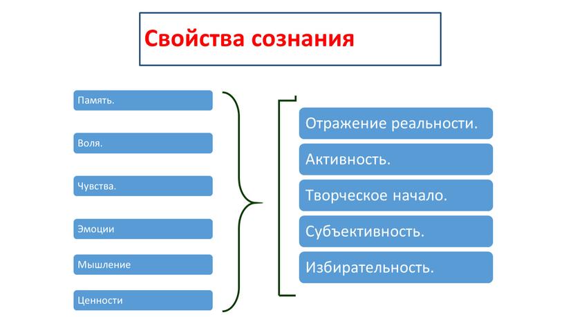 Свойства сознания