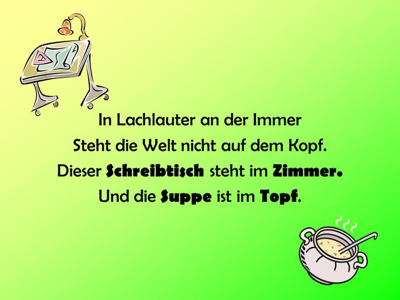 In Lachlauter an der Immer Steht die