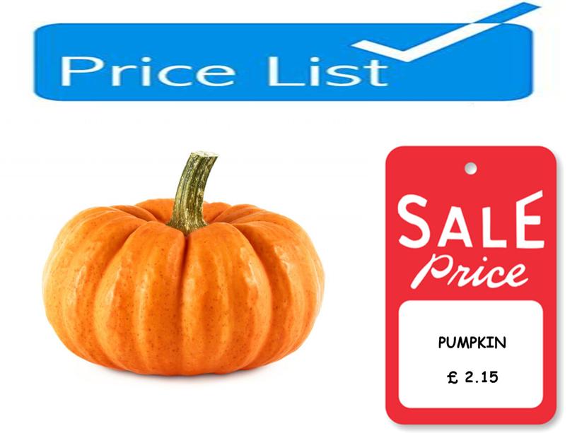 PUMPKIN £ 2.15