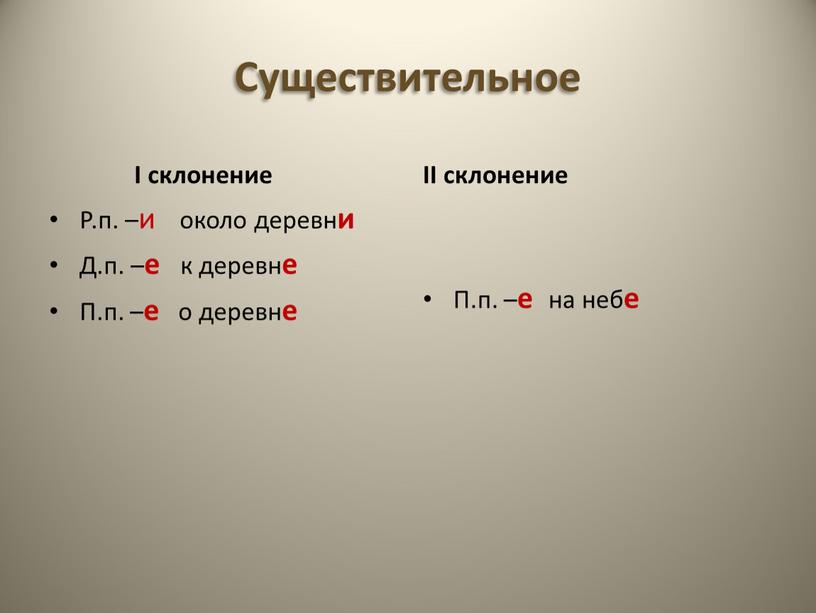 Существительное