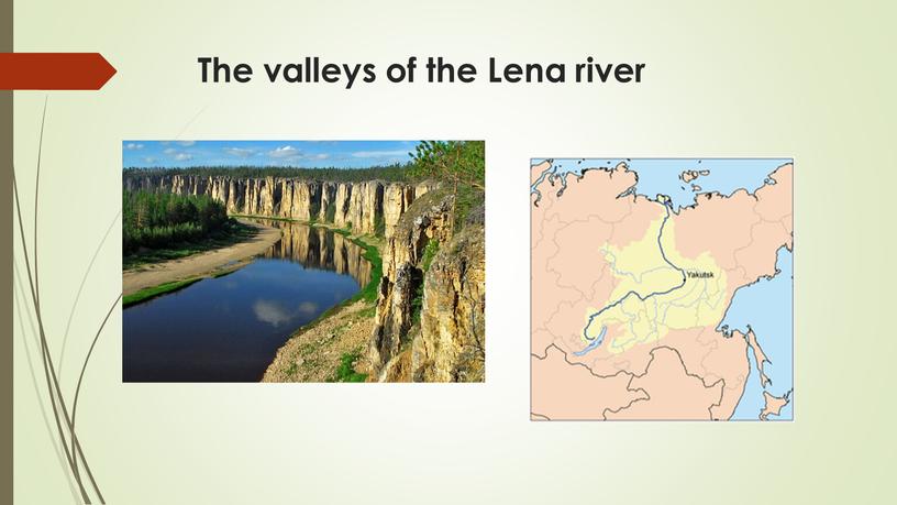 The valleys of the Lena river