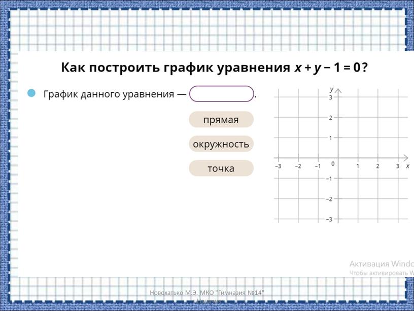 Новохатько М.Э. МКО "Гимназия №14" г