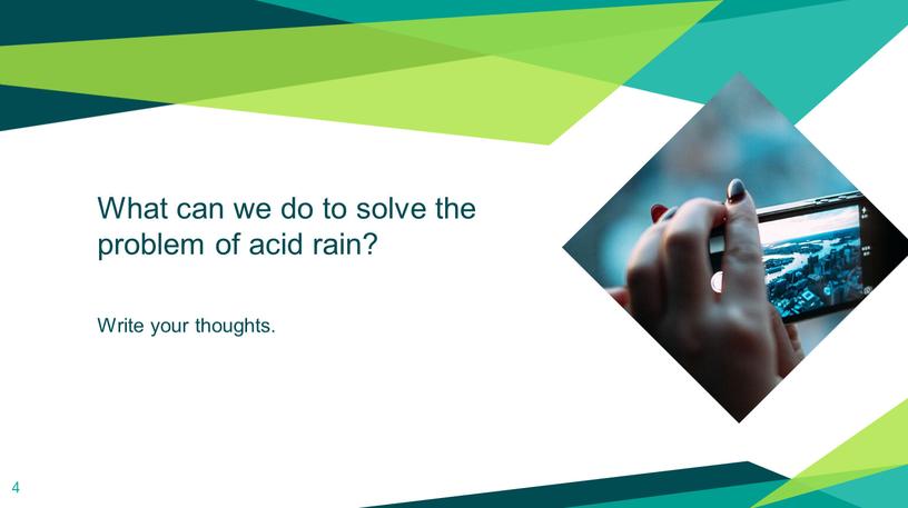 What can we do to solve the problem of acid rain?