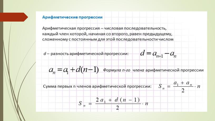 Задачи на прогрессию в задании №14 на ОГЭ по математике