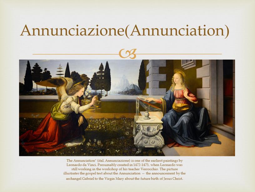 Annunciazione(Annunciation) The