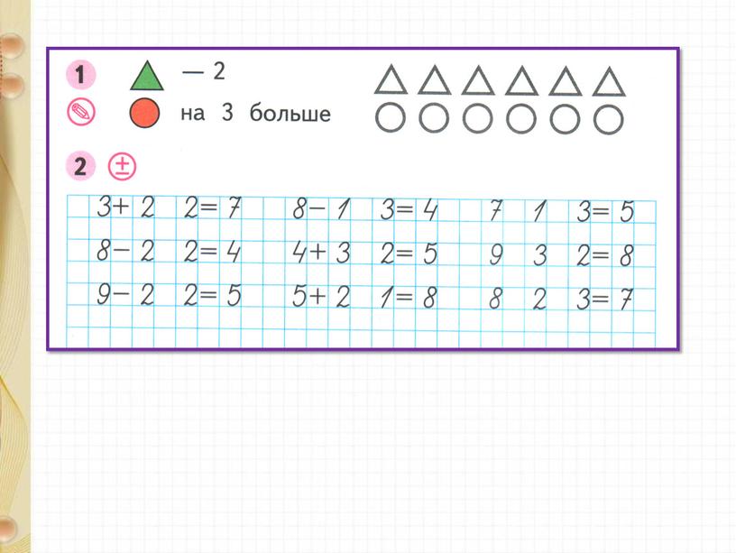 Презентация по математике на тему "Прибавить и вычесть число 4" 1 класс