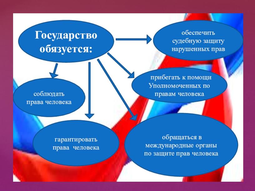 Презентация к уроку обществознания "Гарантии и защита прав человека и гражданина в России", 8 класс