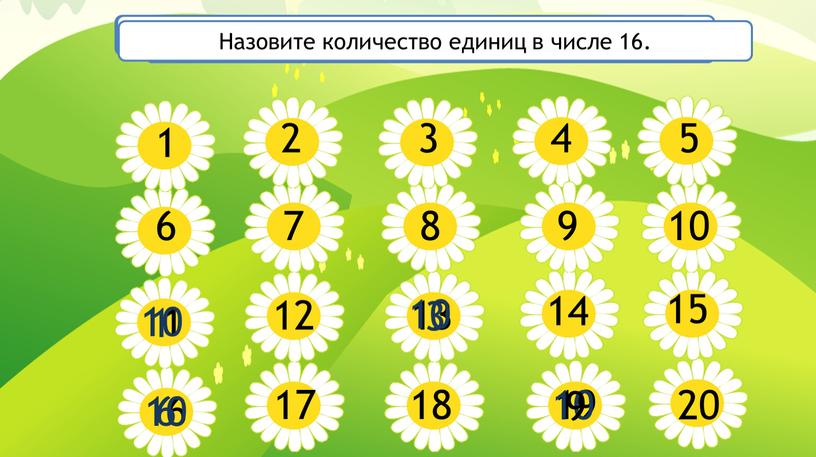 Сколько десятков и отдельных единиц в числе 19? 10 9