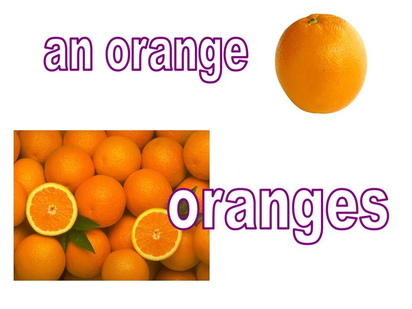 an orange oranges