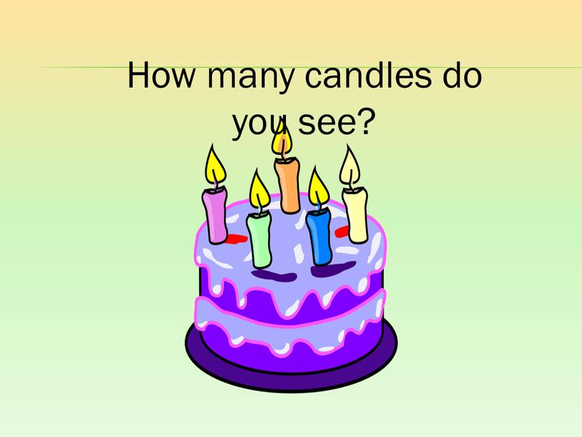 How many candles do you see?