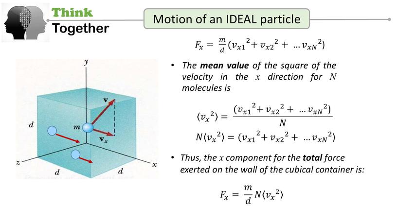 Think Together Motion of an IDEAL particle