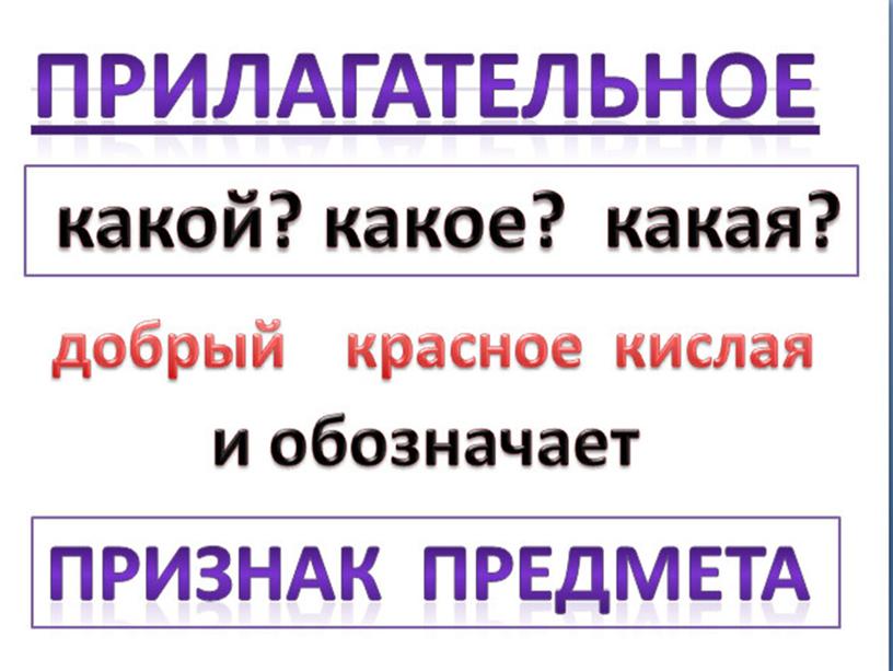 Правописание окончаний имён прилагательных 3 кл