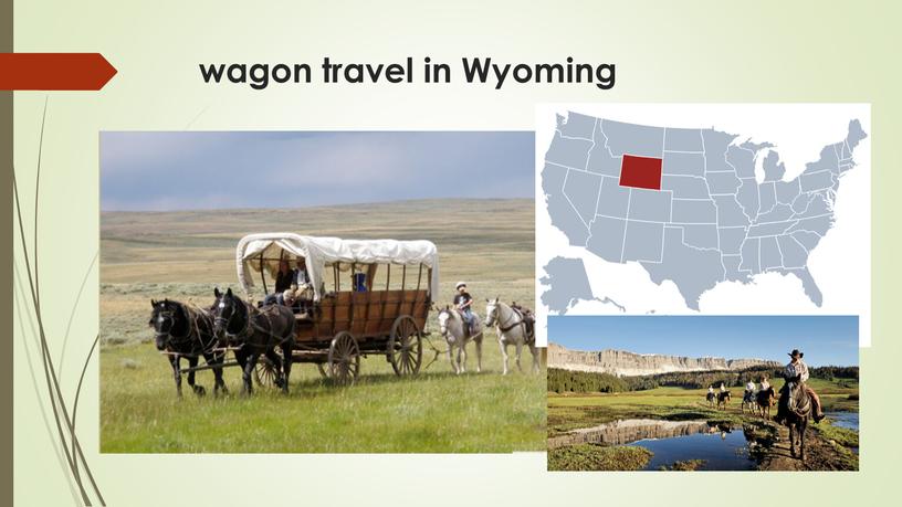 wagon travel in Wyoming