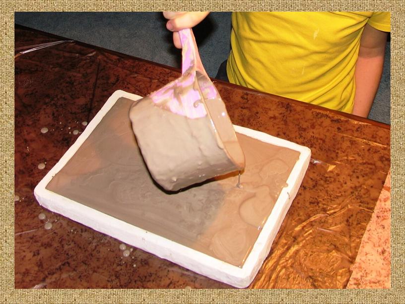 Изготовление керамического рельефа методом литья из шликера