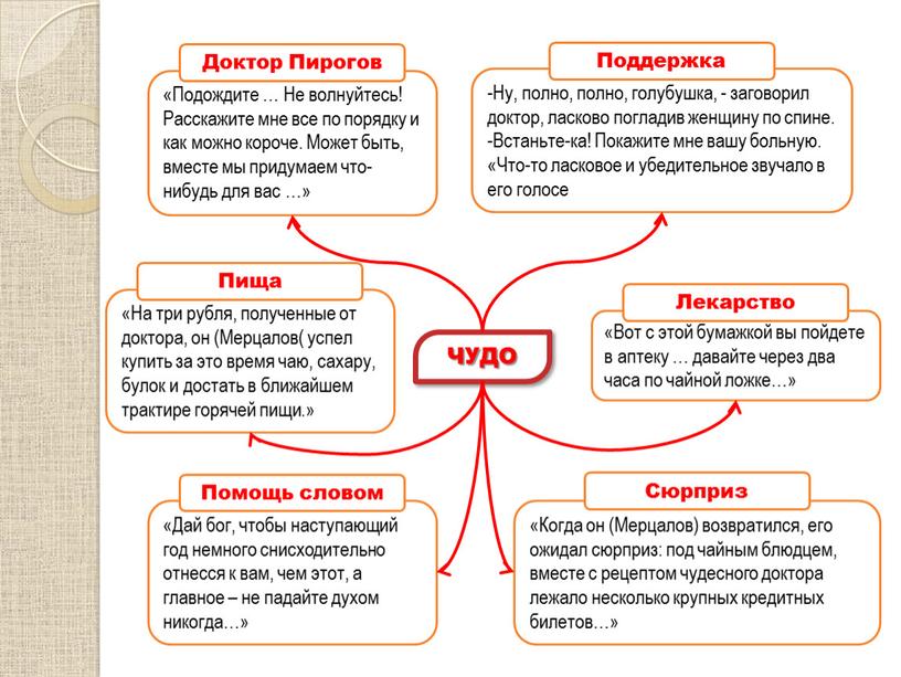 ЧУДО Доктор Пирогов Поддержка Пища