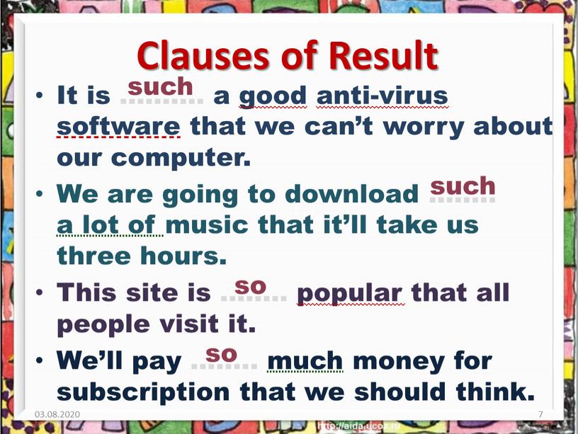 It is ………. a good anti-virus software that we can’t worry about our computer