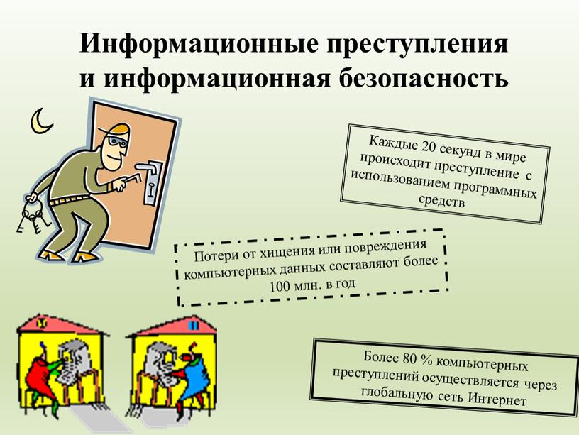 Информационные преступления и информационная безопасность