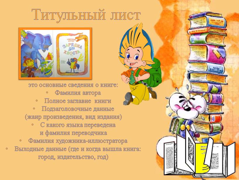 Фамилия автора Полное заглавие книги