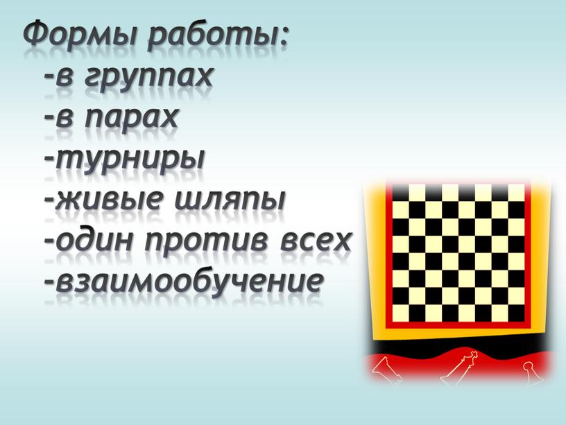 Организация внеурочной деятельности по шахматам в рамках ФГОС"