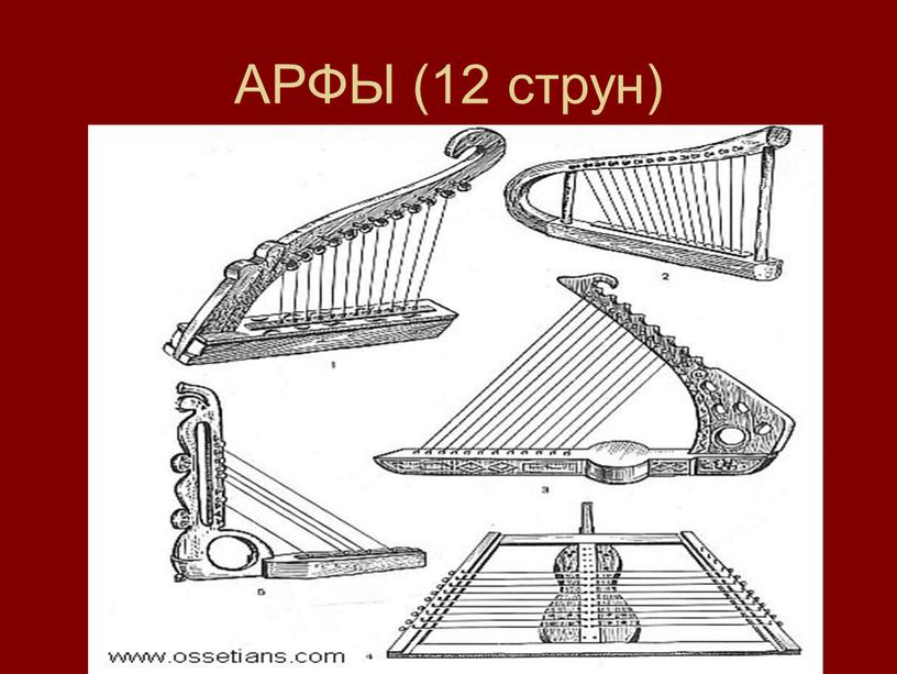 АРФЫ (12 струн)