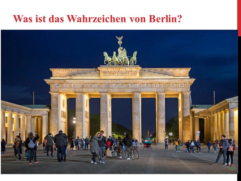 Was ist das Wahrzeichen von Berlin?