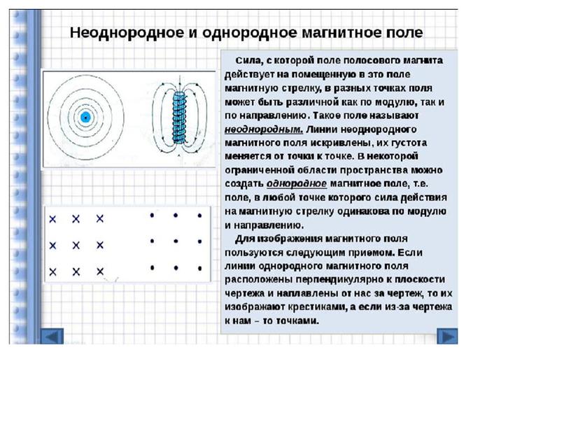 Презентация по физике 9 класс по теме " Магнитное поле.Однородное и неоднородное магнитное поле".