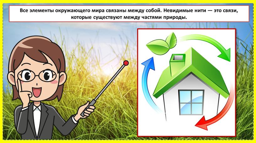 Все элементы окружающего мира связаны между собой