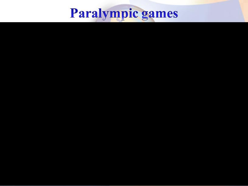 Paralympic games