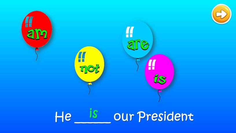 He ______ our President is