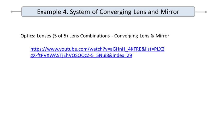 Example 4. System of Converging