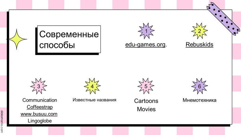 Rebuskids Известные названия Cartoons