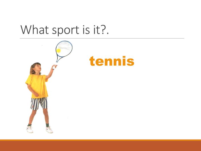 What sport is it?. tennis