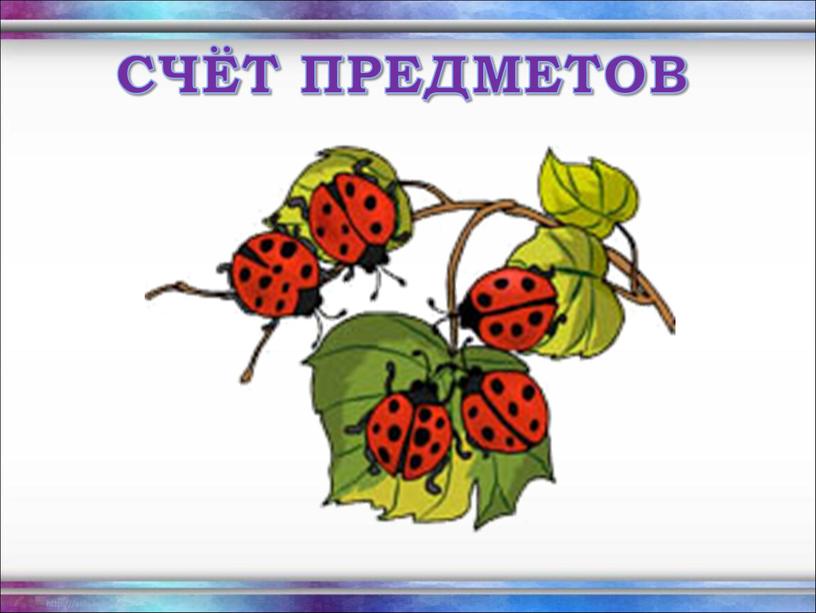 СЧЁТ ПРЕДМЕТОВ