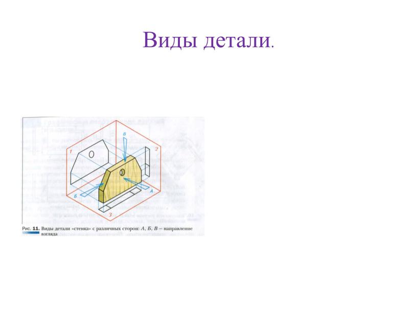 Виды детали.