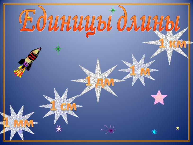 Единицы длины 1 см 1 м 1 дм 1 км 1 мм