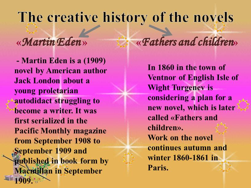 The creative history of the novels «Martin