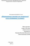 Исследование. 2 класс. Выращивание кристаллов из соли. Описание.