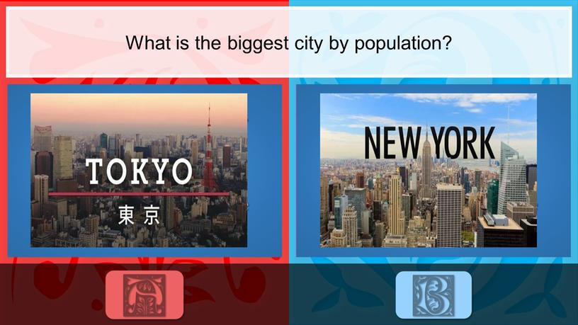 What is the biggest city by population?