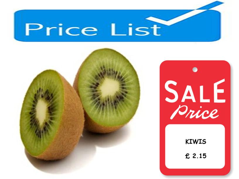 KIWIS £ 2.15