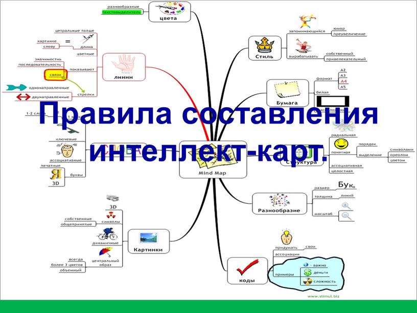 Правила составления интеллект-карт