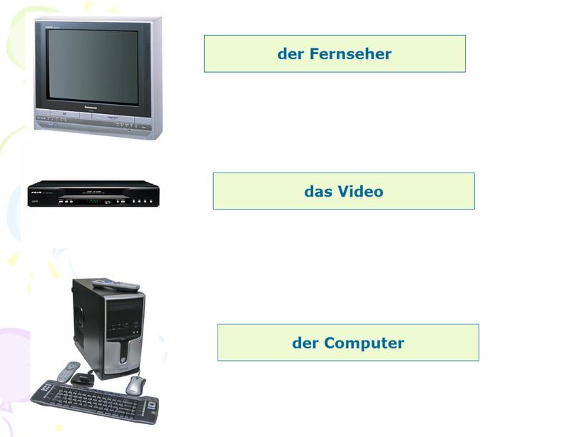 Fernseher das Video der Computer